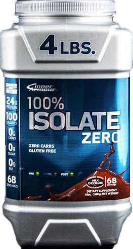 Протеин 100% Isolate Zero от Inner Armour — купить сывороточный изолят ...