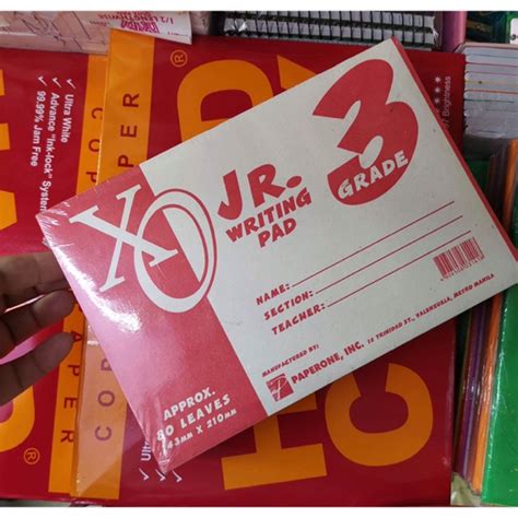 Grade 3 Pad Paper Writing Pad Shopee Philippines