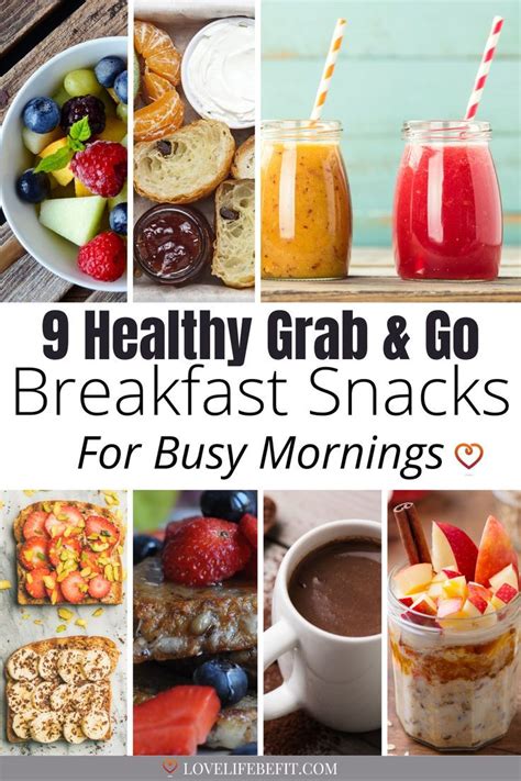 9 Healthy Breakfast Ideas For Work (Snacks On The Go) in 2024 | Healthy