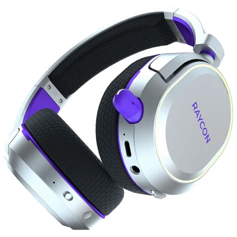 Raycon Gaming Headphones Wireless with Retractable HD Mic, Lunar Silver www.np.gov.lk