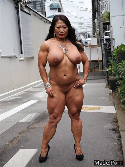Porn Image Of Nude Street Japanese Bbw Angry Bodybuilder Created By AI