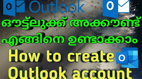 How To Create Outlookhotmail Account Youtube