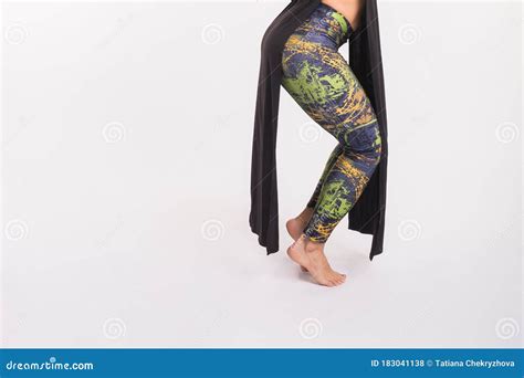 Latina Dance Strip Dance Contemporary And Bachata Lady Concept Woman Dancing Improvisation