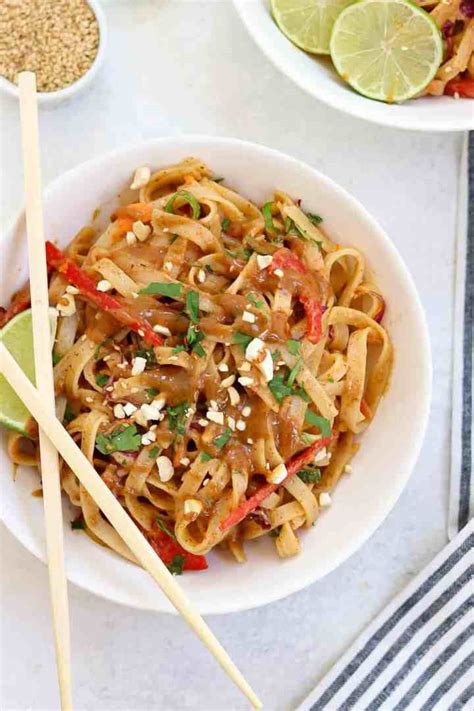 Thai Noodle Salad With The Best Peanut Sauce Eat With Clarity