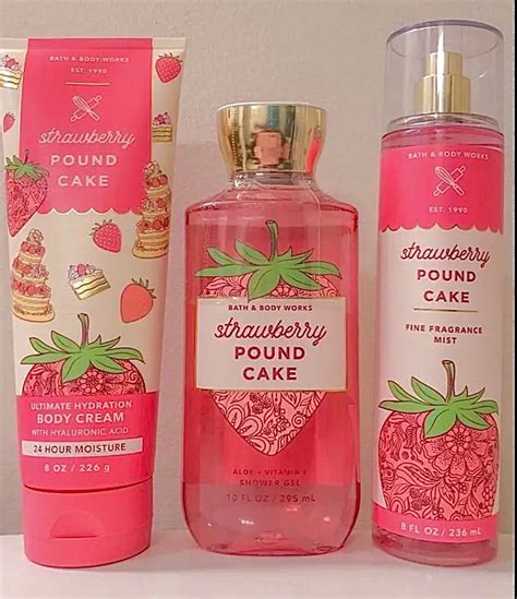 Strawberry Pound Cake Scents Bath And Body Works Bath And Body