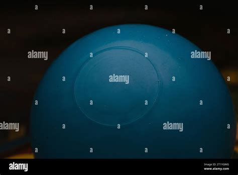 Round Blue Ball Plastic Toy Stock Photo Alamy