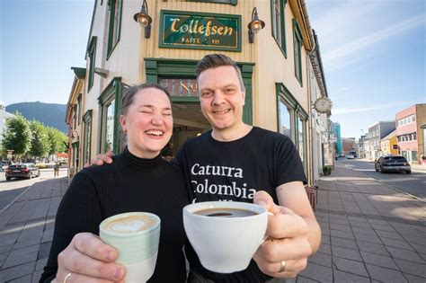 Tøllefsenhjørnet Kaffe Kaffekongen På Besøk Da Ida åpnet Offisielt