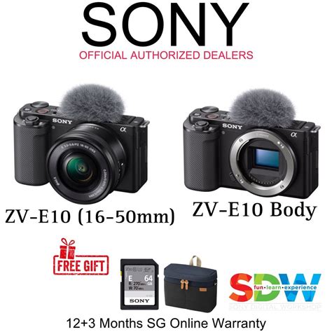 SONY ZV-E10 Body/Kit, Photography, Cameras on Carousell