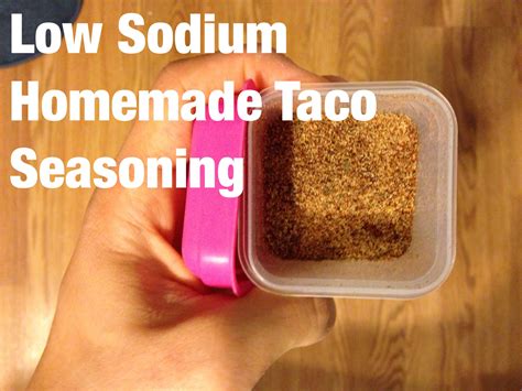 Low Sodium Taco Seasoning