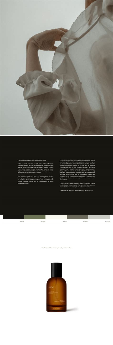 HUSK Eau De Parfum :: Behance