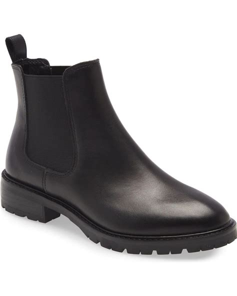 Steve Madden Leopold Chelsea Boot In Black Lyst