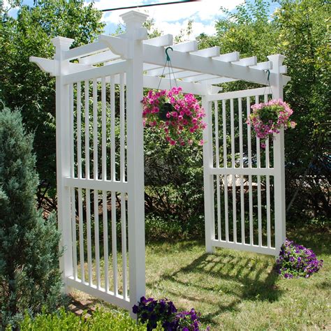 Пергола из пластиковых труб - 63 фото