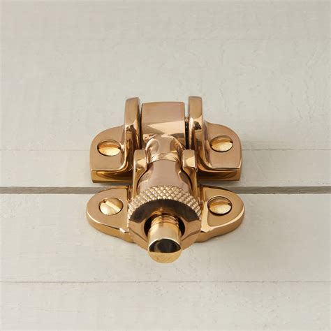Brighton Sash Window Fastener Polished Brass Grace And Glory