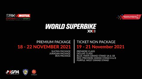 Penjualan Tiket World Superbike Di Mandalika Resmi Dibuka Ini Daftar