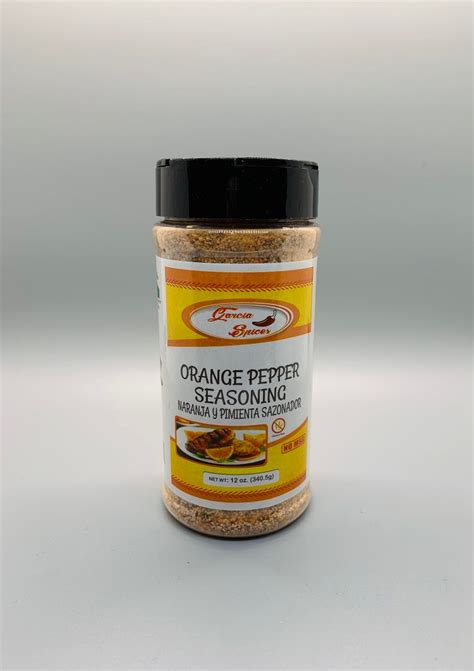 orange pepper seasoning garcia spices distribution