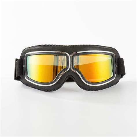 Очки для водителя Кожаные мотоциклетные очки в стиле ретро - купить с ...