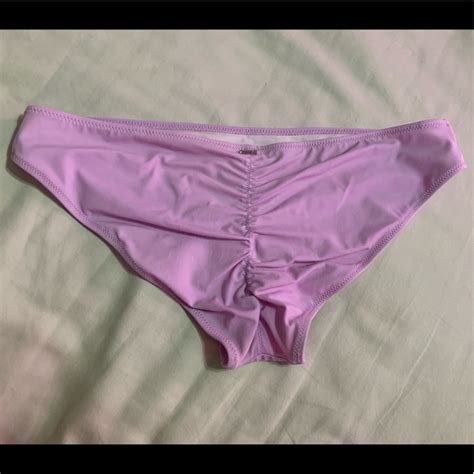 Pink Victoria S Secret Swim Victorias Secret Pink Scrunch Butt Bikini Bottoms Size Medium