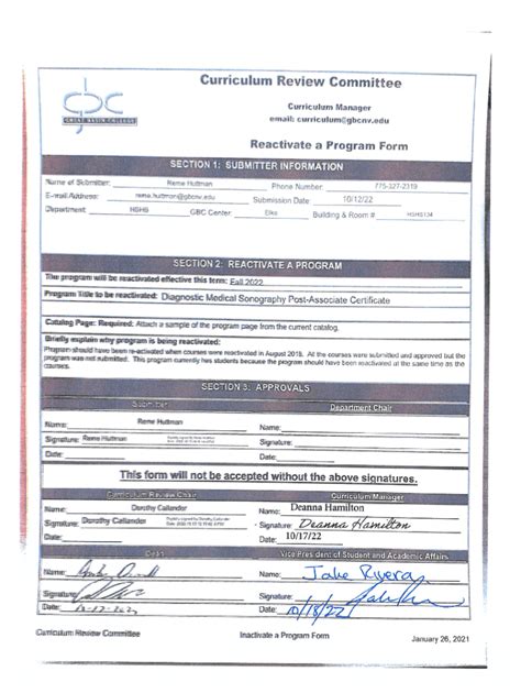 Fillable Online NSHE Academic Program Proposal Form Fax Email Print