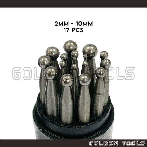 15 Pcs 17 Pcs Dapping Punch Set Doming Punch Jewellery Making Casting