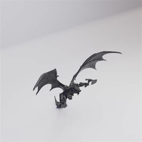 Hot Goblin 翼竜半竜飛行蝙蝠翼ミニチュア ホットゴブリン 飛翔