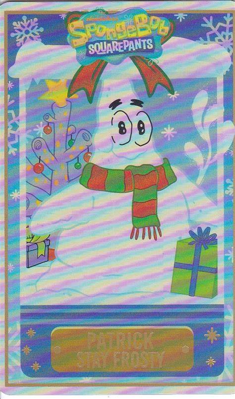 Cow Play Cow Moo SpongeBob Squarepants Bikini Bottom Christmas Card Patrick Stay Frosty