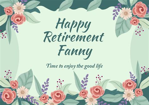 Happy Retirement Card Template Postermywall