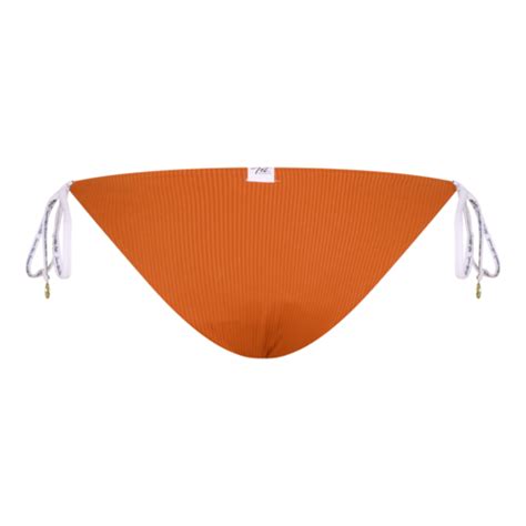 Bobby Orange Zebra Bikini Bottom Reversible TET Responsible Wear
