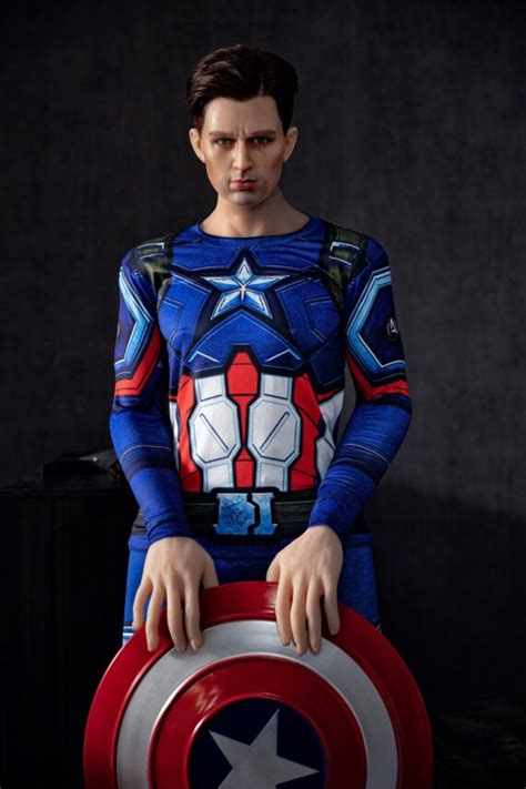 Steve Rogers America Captain Sex Doll With Silicone Head Cm Ft Gsdoll