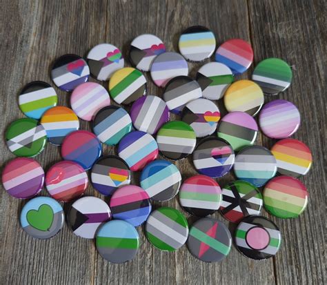 Pride Flag Magnets Sexual And Romantic Orientations Aro Ace Bi Lesbian Multisexual