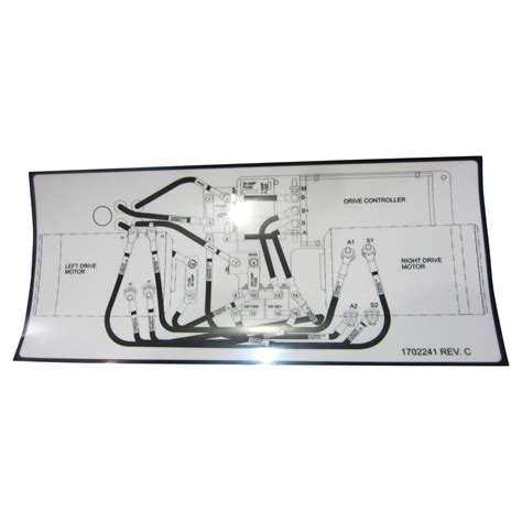 jlg part  decal cable routing