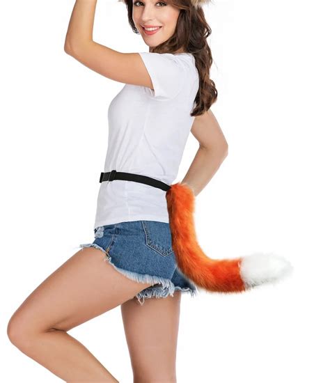 Sexy Fox Tail Anal Plug Role Playing Faux Fur Suit By DANRUO