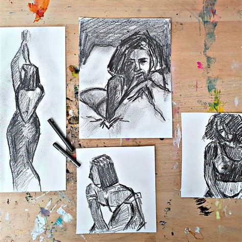 Naked Woman Art Sensual Art Erotic Painting Miniature Nude Art Sensual Wall Art Sexy Bedroom