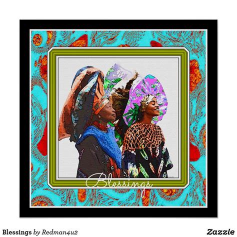 Blessings Poster Zazzle Poster Custom Posters Painting