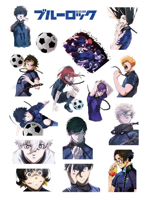 Стікерпак Синя в'язниця (Blue Lock) купити онлайн