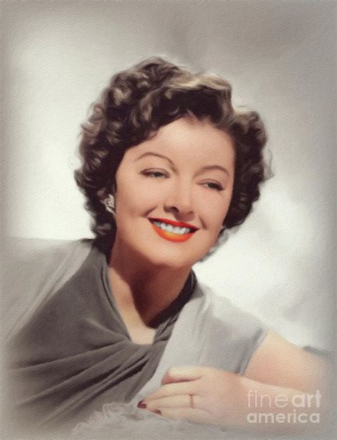 Myrna Loy Movie Legend Painting By Esoterica Art Agency Pixels