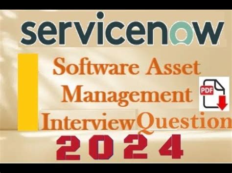 Interview Questions Servicenow Cis Sam Servicenow Software Asset