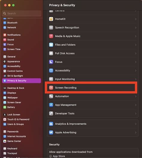 how to access screen recording on mac
