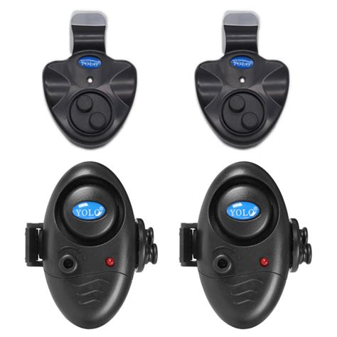 Электронный сигнализатор поклевки для рыбалки, 4 шт., со звуковым ...