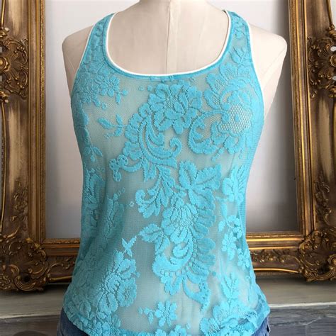 Womens Sheer Tank Tops - Etsy