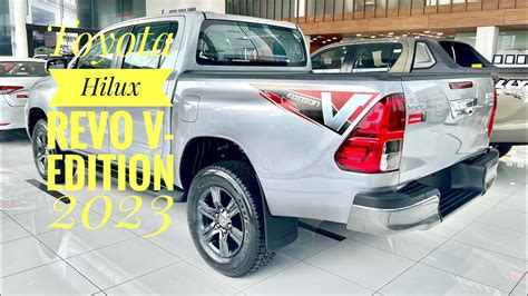 toyota hilux revo  edition silver color walkaround   hdr