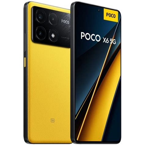 Smartphone Xiaomi Poco X6 Pro 8GB 256GB 6 67 Amarelo Desempenho