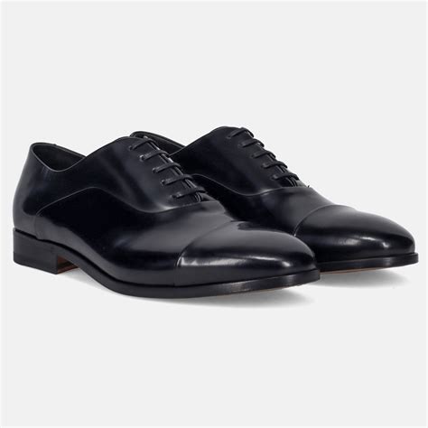 Scarpa oxford da uomo Fabi nera in pelle spazzolata
