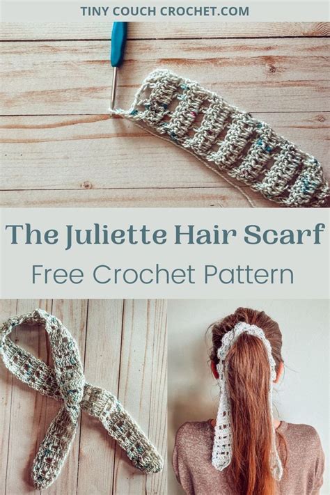 Hair Scarf Crochet Pattern Easy Lace Crochet Project Juliette Hair Scarf Free Pattern Scarf