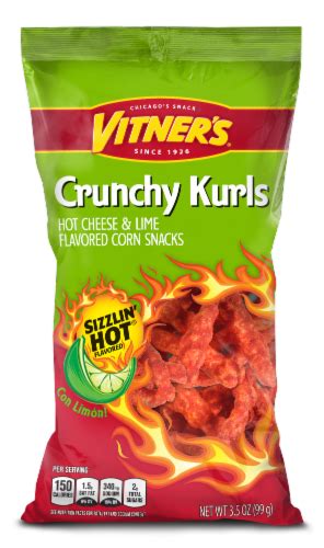 Vitner S Sizzlin Hot Lime Crunchy Kurls Oz Kroger