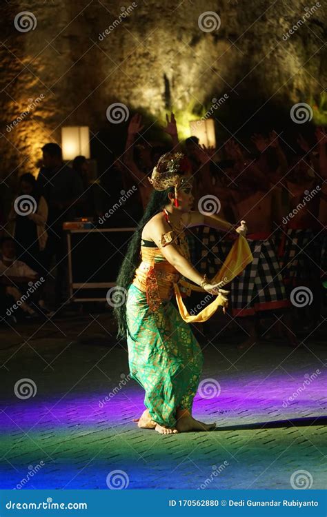 Bali Indonesia November 5th 2019 Traditional Balinese Kecak Dance