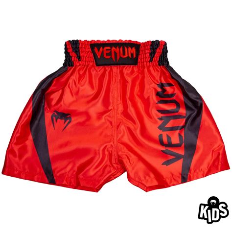 short de boxe venum elite kids rougenoir venum france