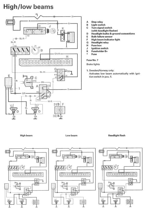 2004 Volvo S60 AWD Fuse Box Diagrams