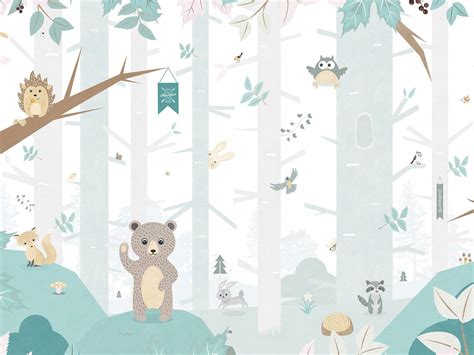 Эскиз детских обоев - 84 фото