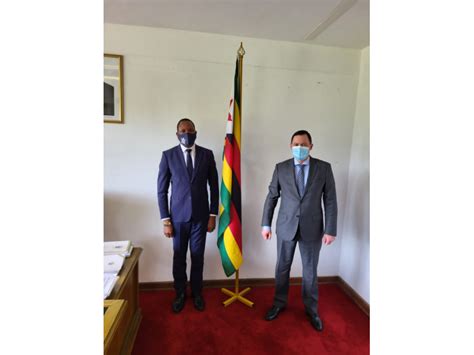 The Ambassador meets the Minister of Agriculture of the Republic of