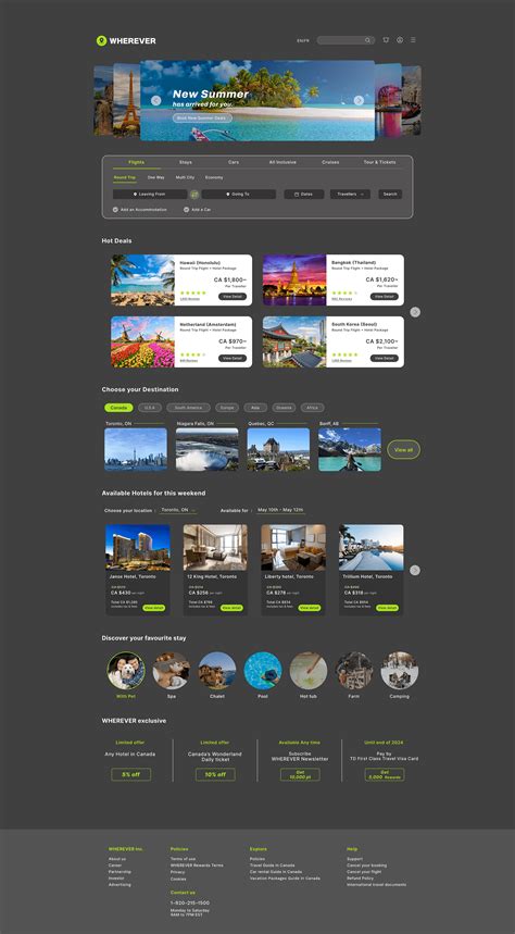 Web Design | Use Interface | Travel Website | Behance :: Behance